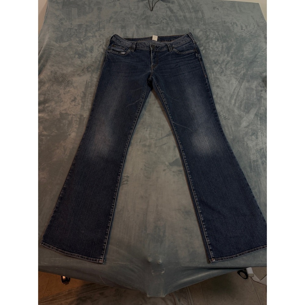 Silver Jeans Co Aiko Bootcut Medium Dark Wash Denim Jeans 32x33